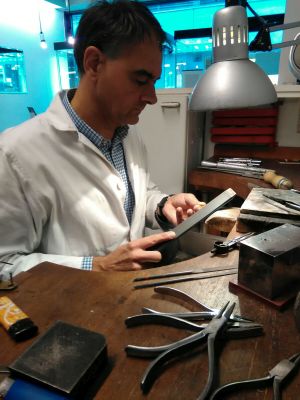 Guido aan het werk